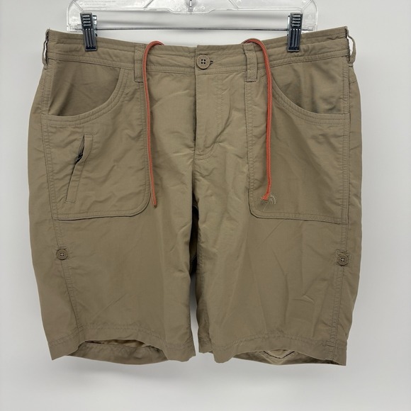 The North Face Pants - The North Face Shorts Women 10 Horizon II Nylon Ripstop Drawstring Roll up Cuff